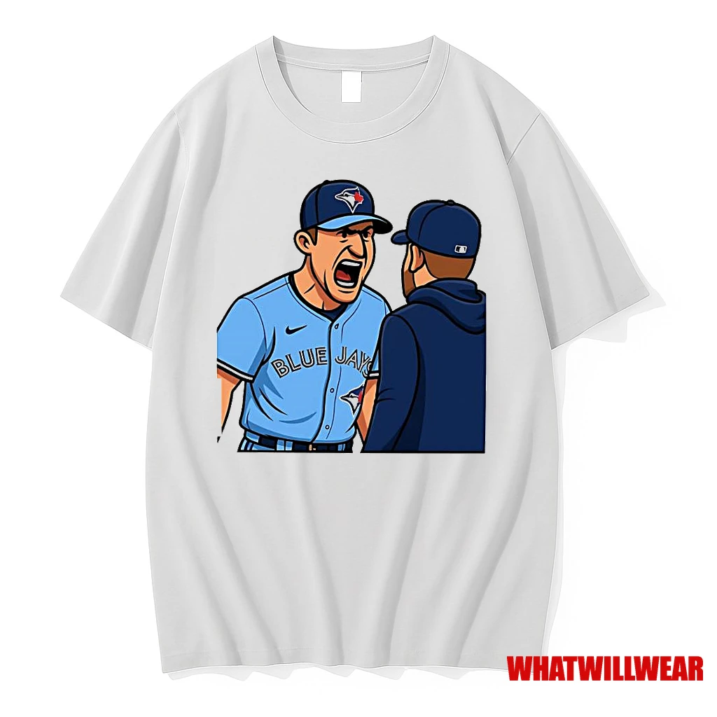 Mad Max Scherzer Yelling At John Schneider Caricature Shirts