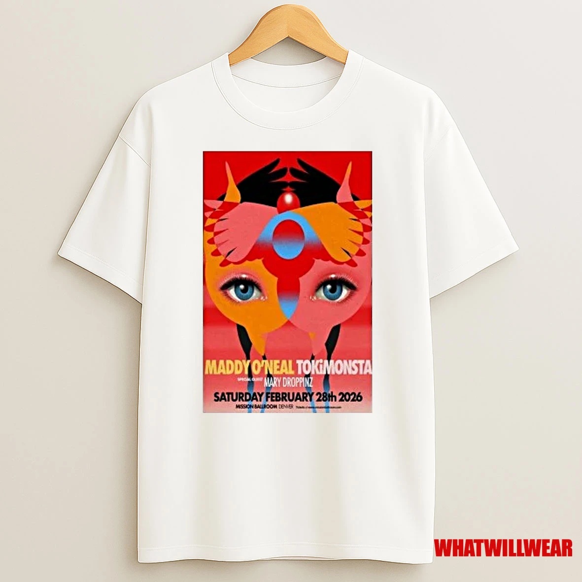Maddy Oneal Tokimonsta Tour 2025 Mission Ballroom Denver Shirts