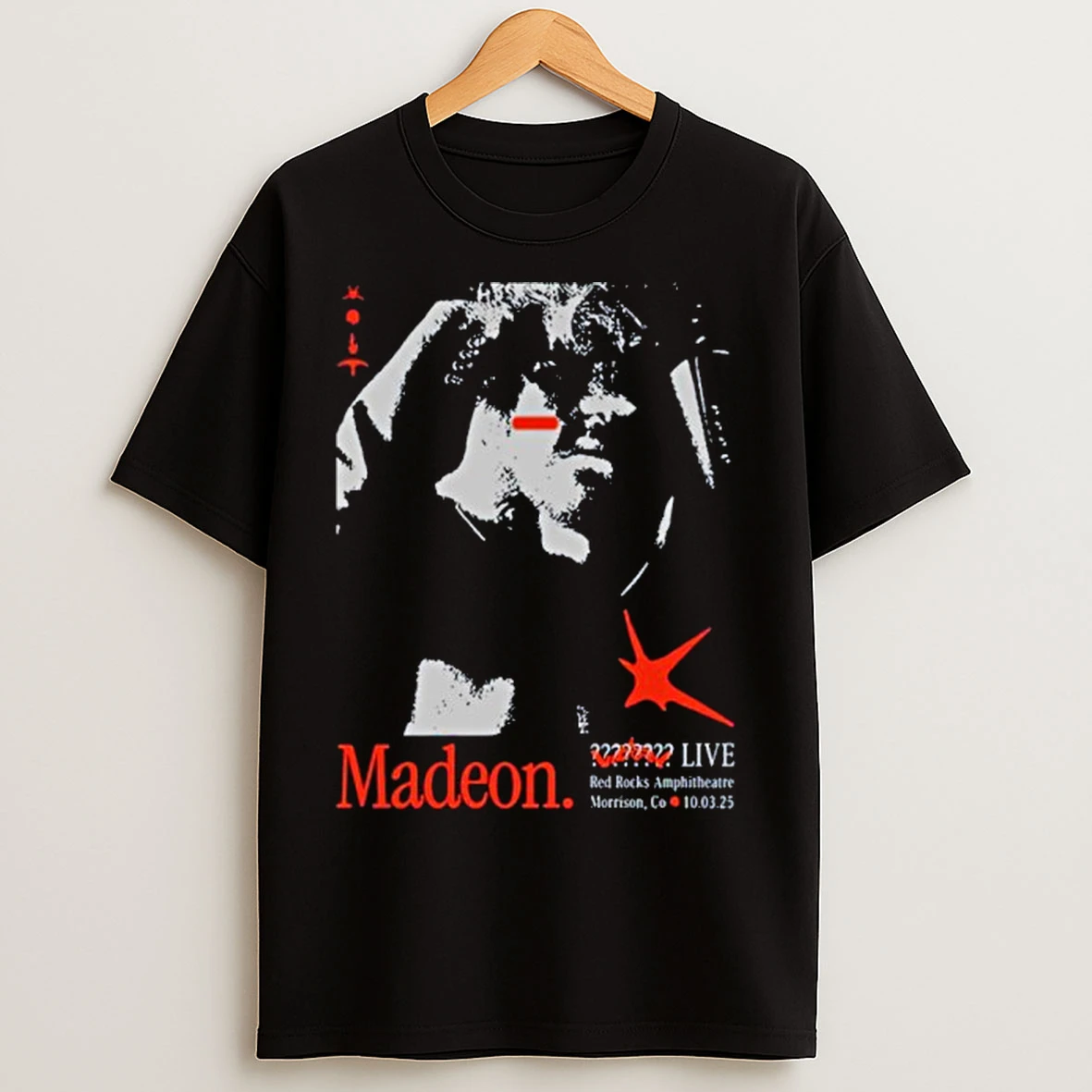 Madeon Red Rocks Amphitheatre Morrison Co Oct 3 2025 T Shirts