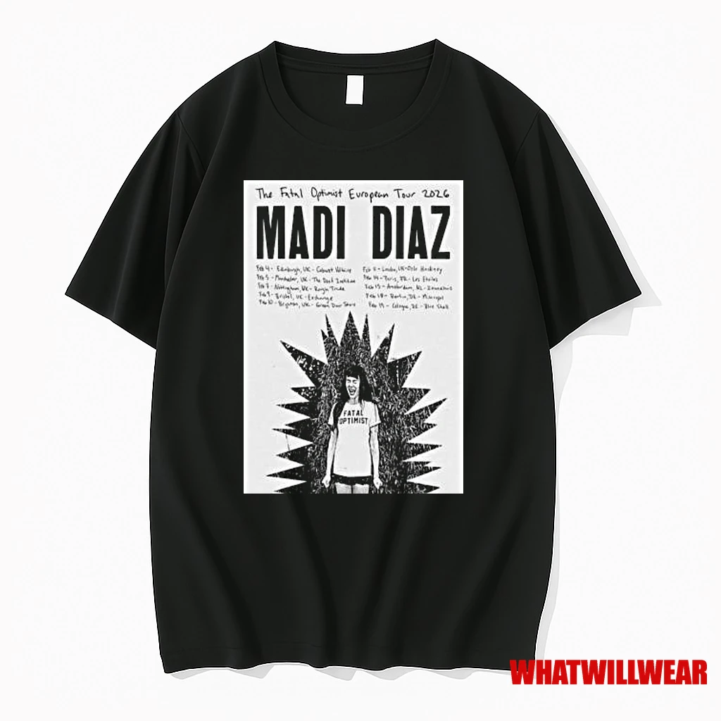 Madi Diaz European Tour 2026 Shirts