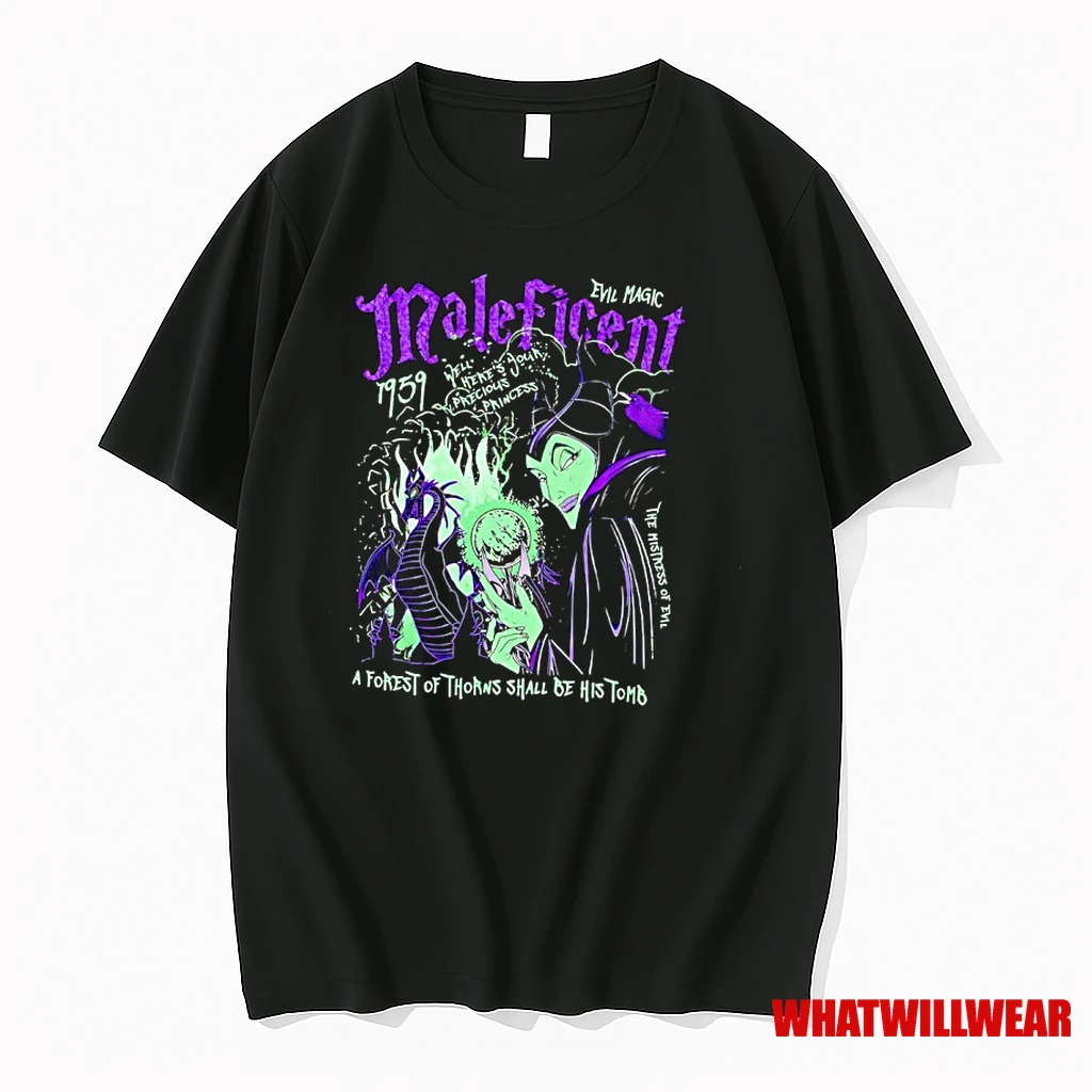Maleficen Evil Magic Well Heres Your Precious Princess A Forest Of Thorns Shall Be His Tomb Shirts