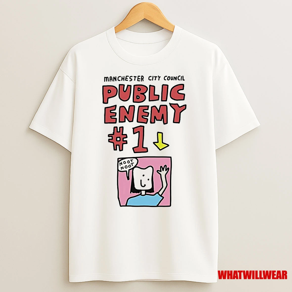 Manchester City Council Public Enemy Number One Shirts