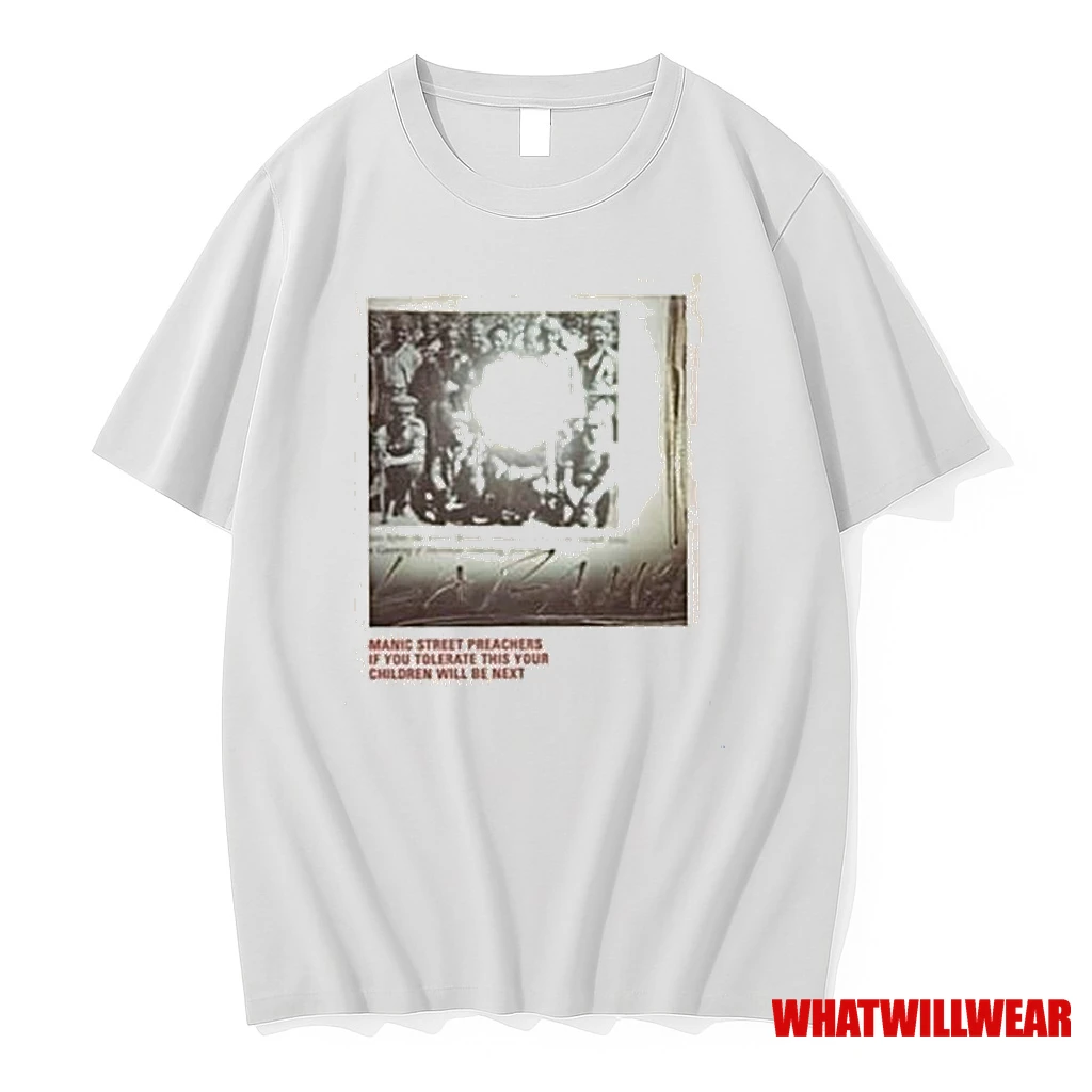 Manic Street Preachers If You Tolerate This Your Children Will Be Next Polaroid Shirts