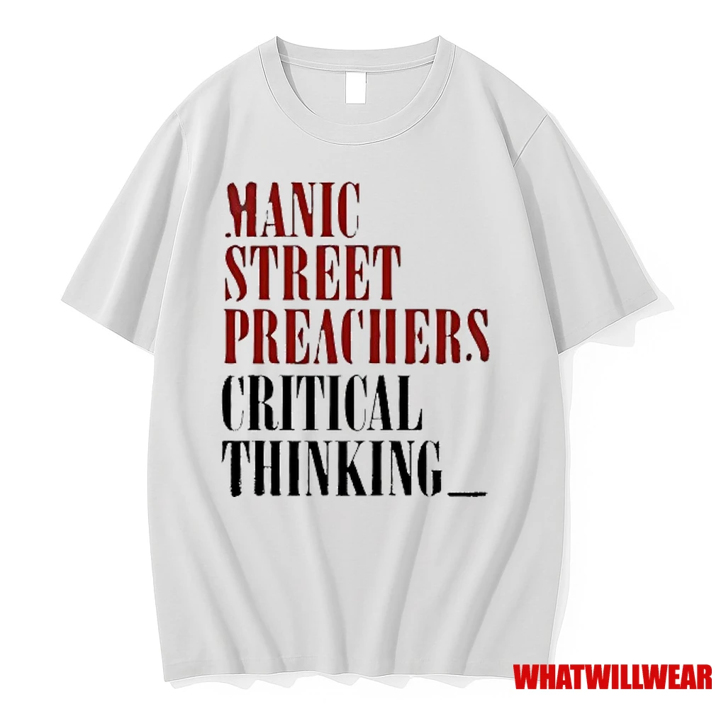 Manic Street Preachers Critical Thinking Shirts