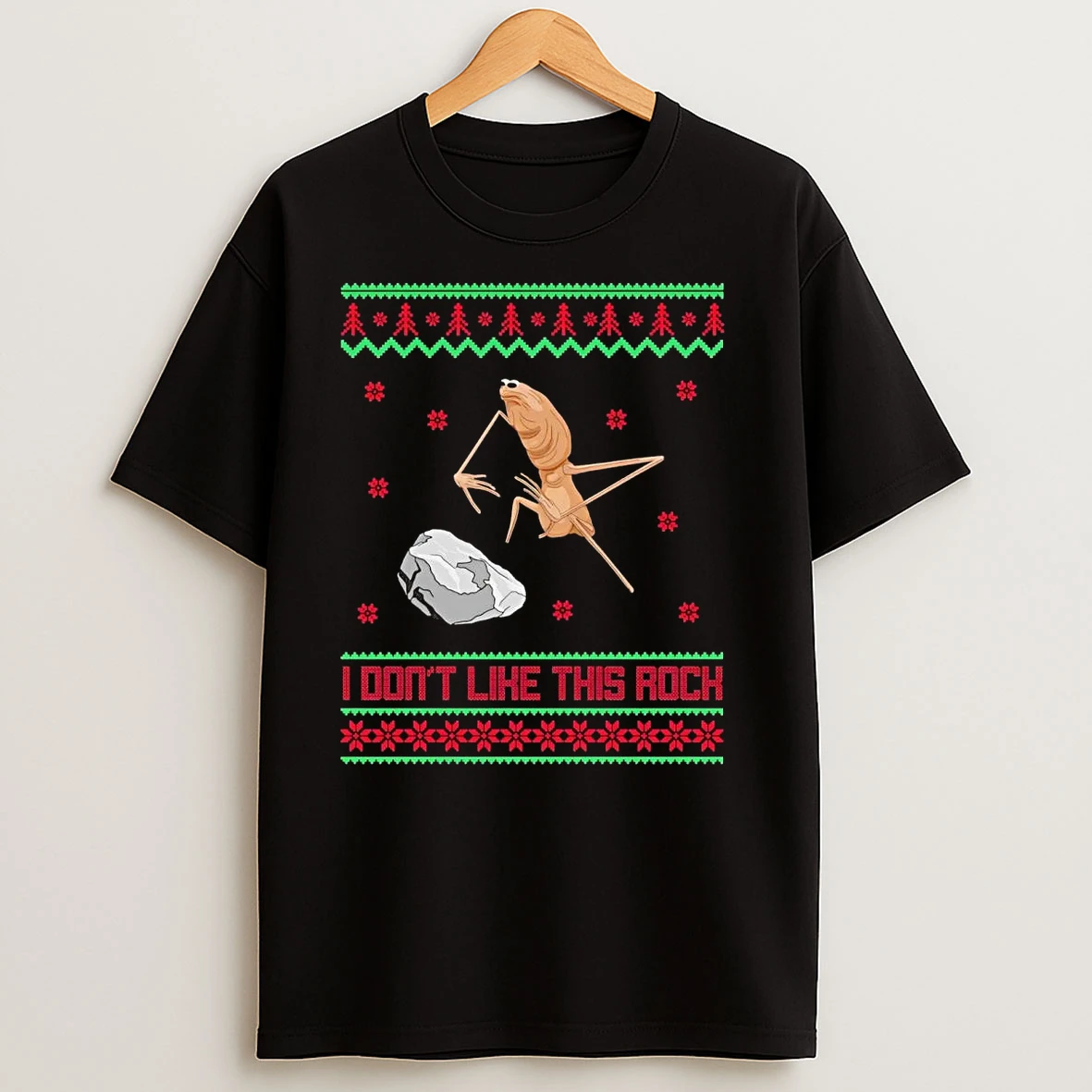 Marcus I Dont Like This Rock Ugly Christmas T Shirts