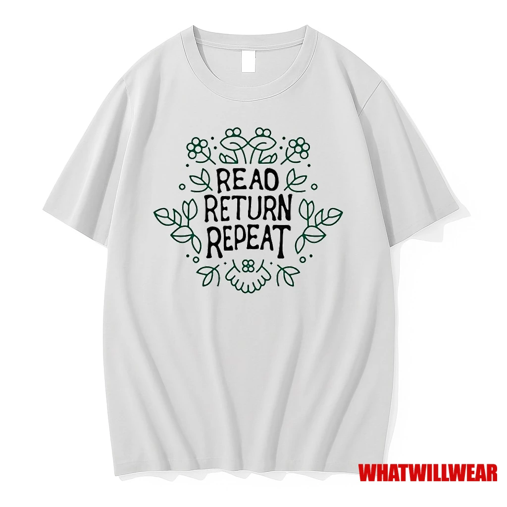 Marie Moreau Read Return Repeat Ornaments Shirts