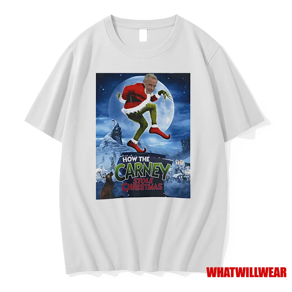 Mark Carney Grinch How The Carney Stole Christmas Parody Shirts