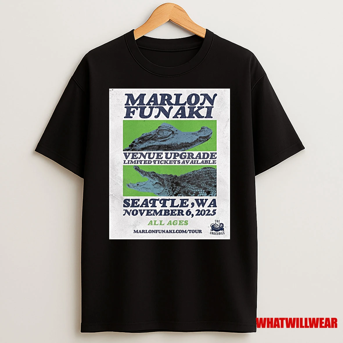 Marlon Funaki November 6 2025 Seattle Wa Madame Lous Show Shirts