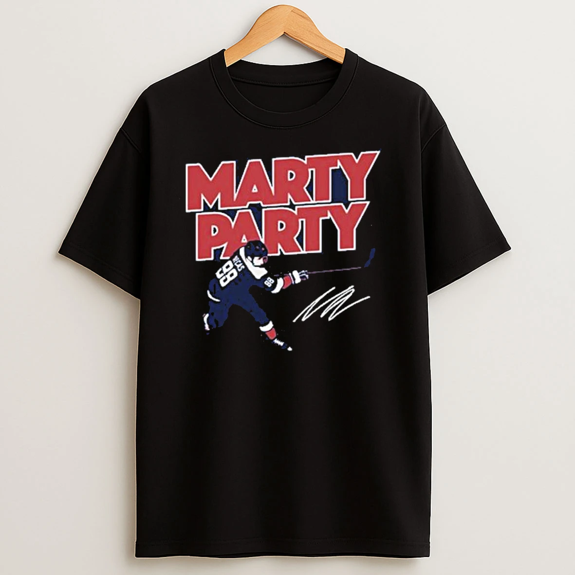 Martin Necas Marty Party Colorado T Shirts