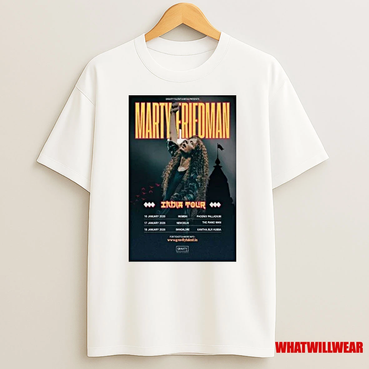 Marty Friedman Jan 16 2026 Phoenix Palladium Mumbai Shirts