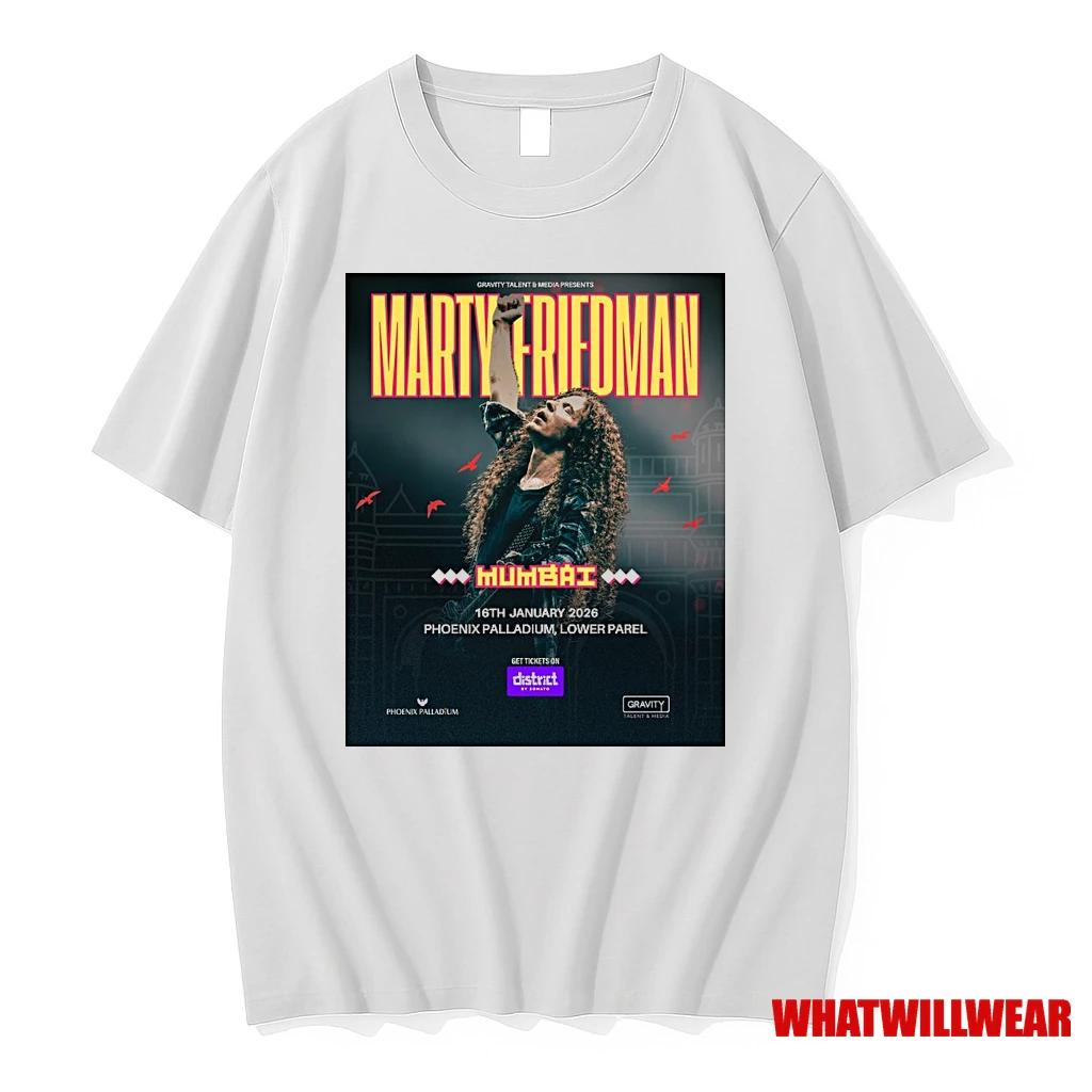 Marty Friedman January 16 2025 Concert Phoenix Palladium Lower Parel Shirts
