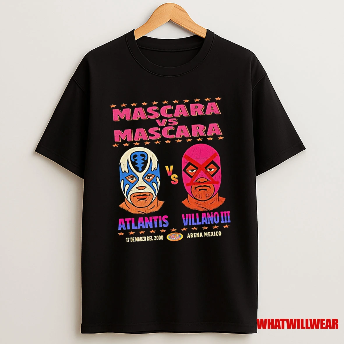 Mascara Vs Mascara Atlantis Vs Villano Iii Shirts