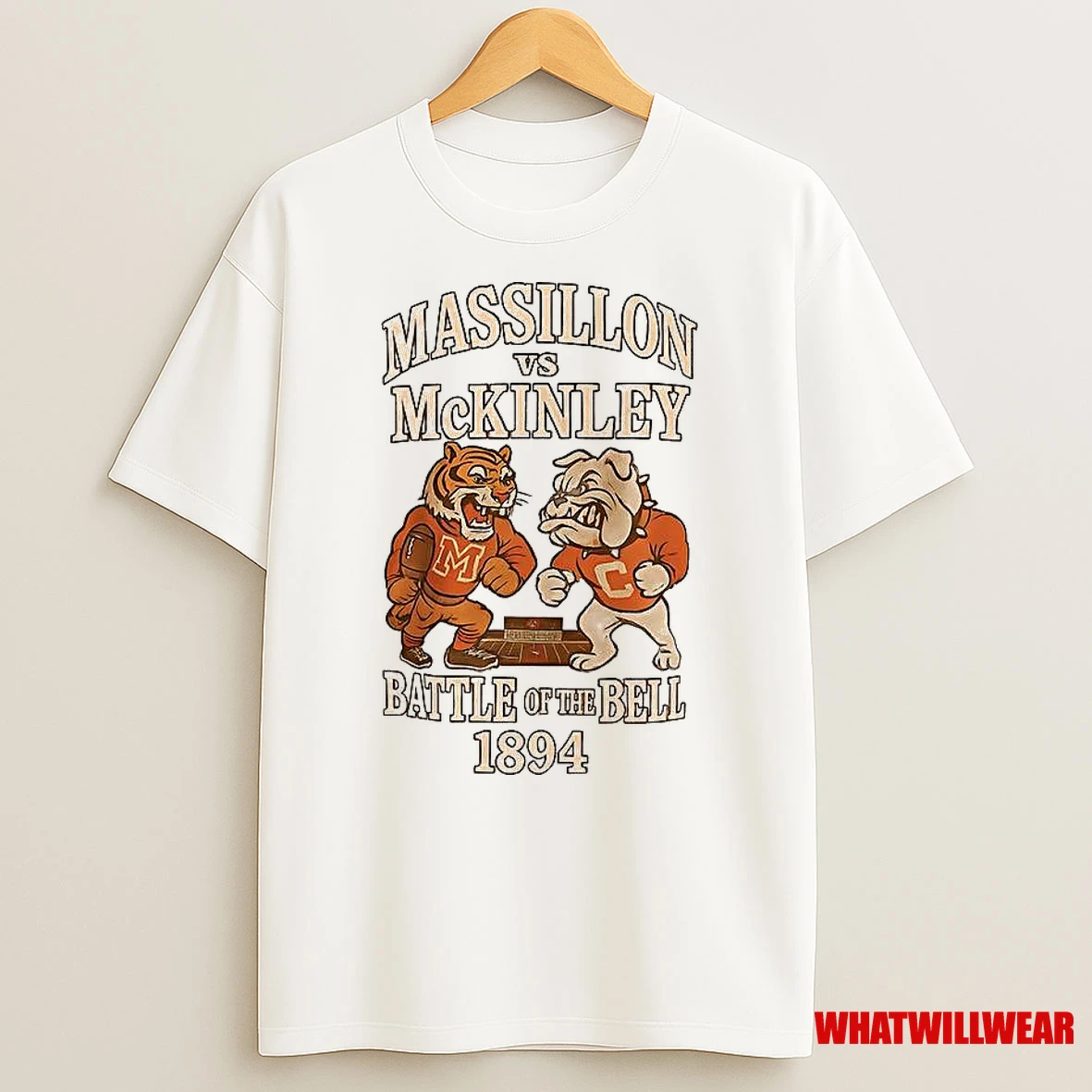 Massillon Vs Mckinley Battle Of The Bell 1894 Shirts