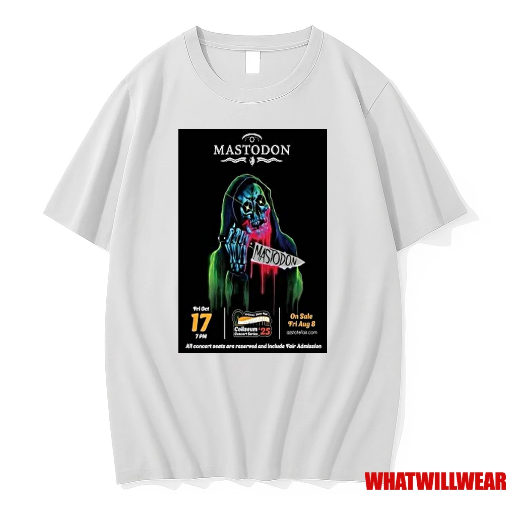 Mastodon Tour The Arizona State Fairgrounds 2025 Shirts