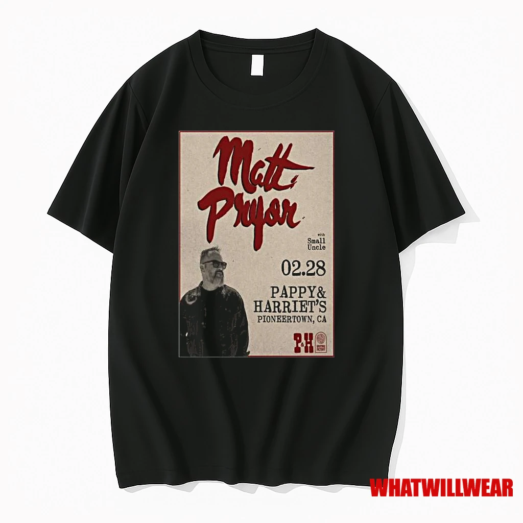 Matt Pryor Pioneertown Ca February 28 2026 Shirts