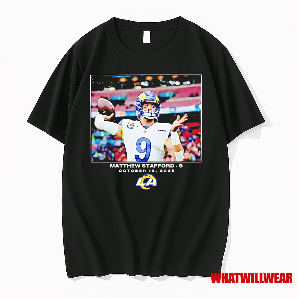 Matthew Stafford Los Angeles Rams Nfl Flash Features Week 7 Shirts