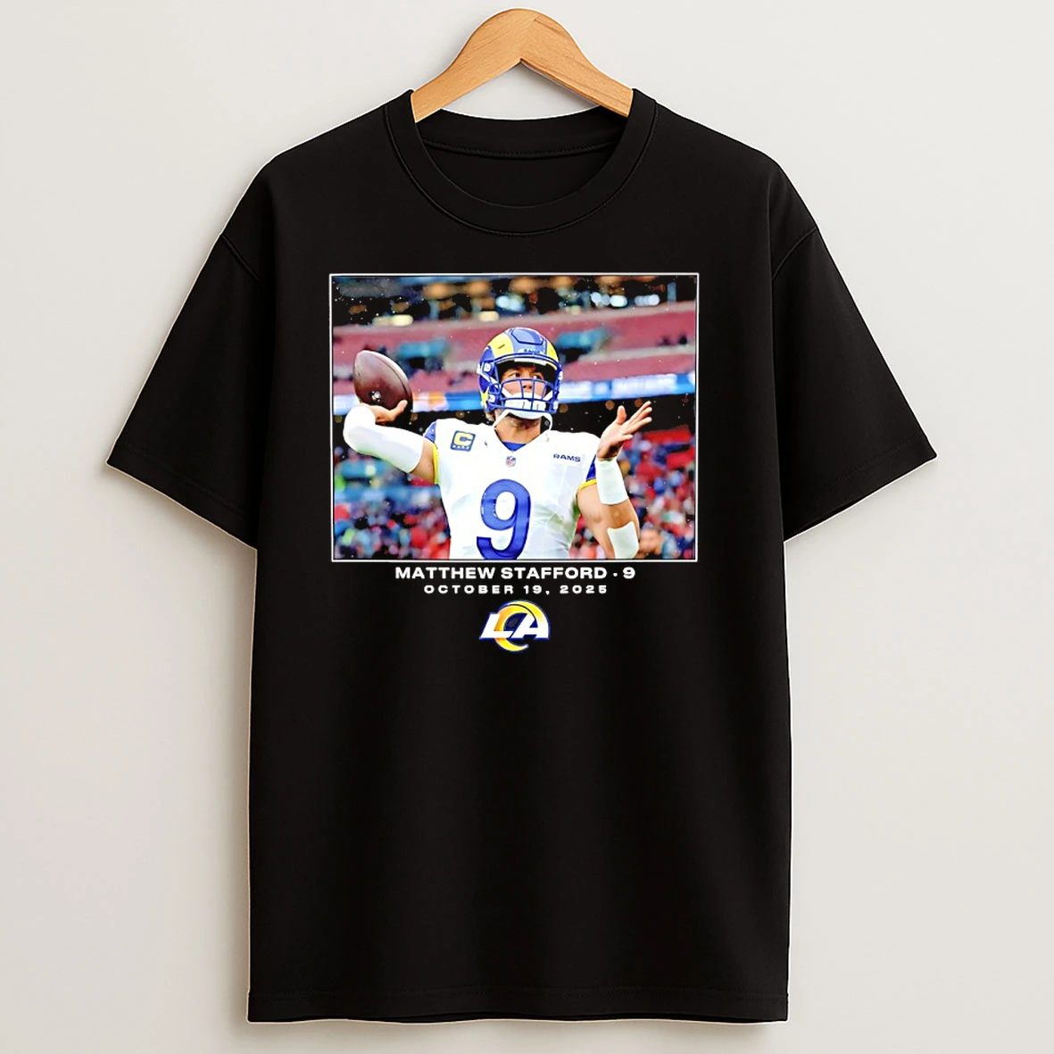 Matthew Stafford Los Angeles Rams Nfl Flash Features Week 7 T Shirts