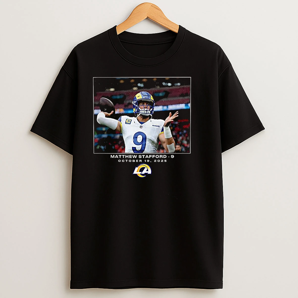 Matthew Stafford Los Angeles Rams Nfl Week 7 2025 T Shirts
