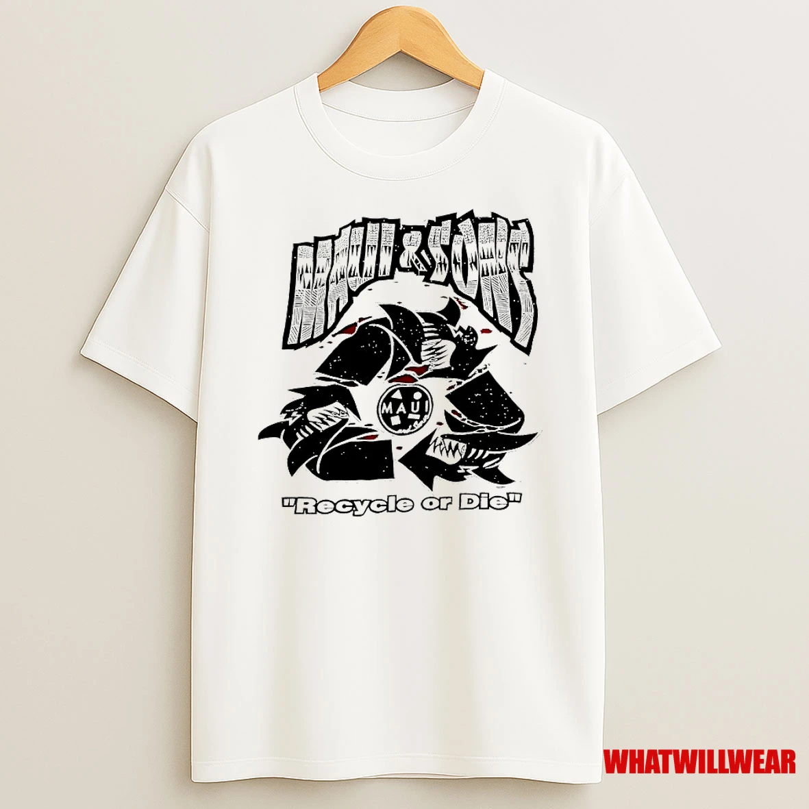 Maui And Sons Recycle Or Die Shirts