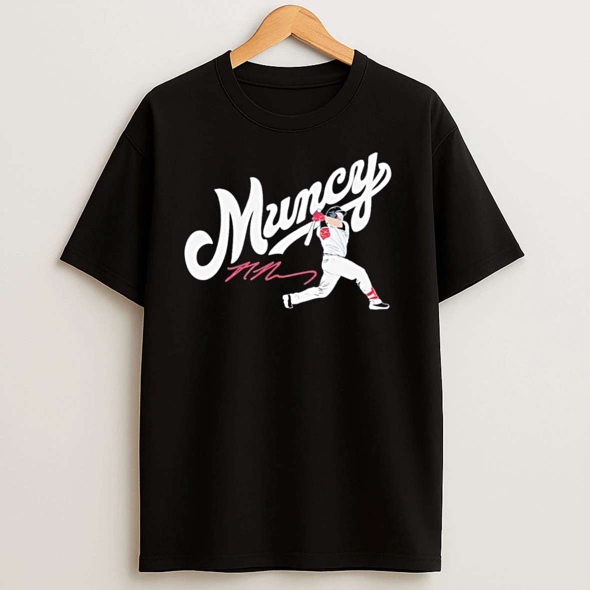 Max Muncy Mlb Los Angeles Dodgers Signature T Shirts