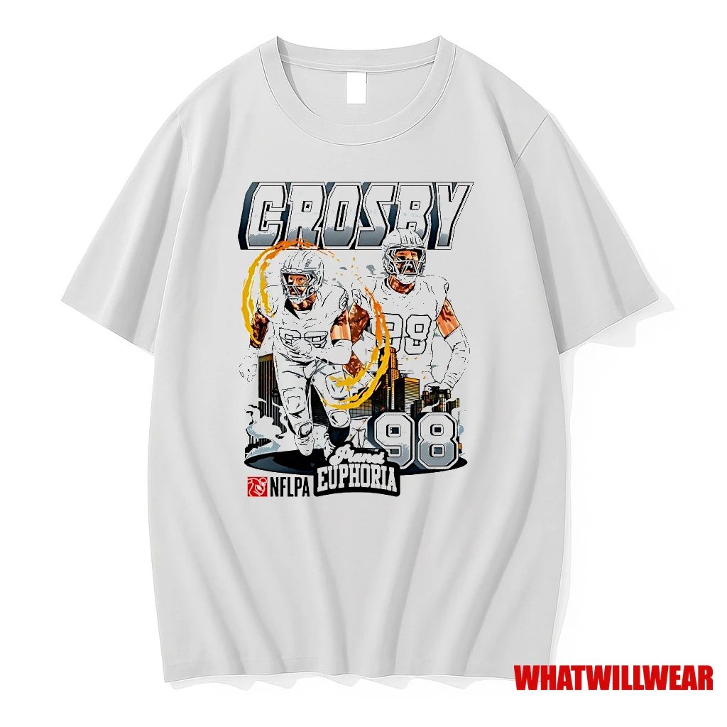 Maxx Crosby 98 Las Vegas Raiders Defensive End Comic Shirts