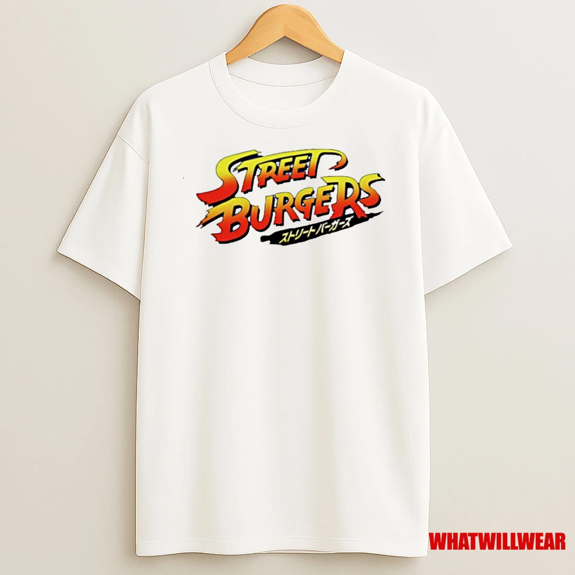 Mcdonalds Street Fighter Burger Shirts