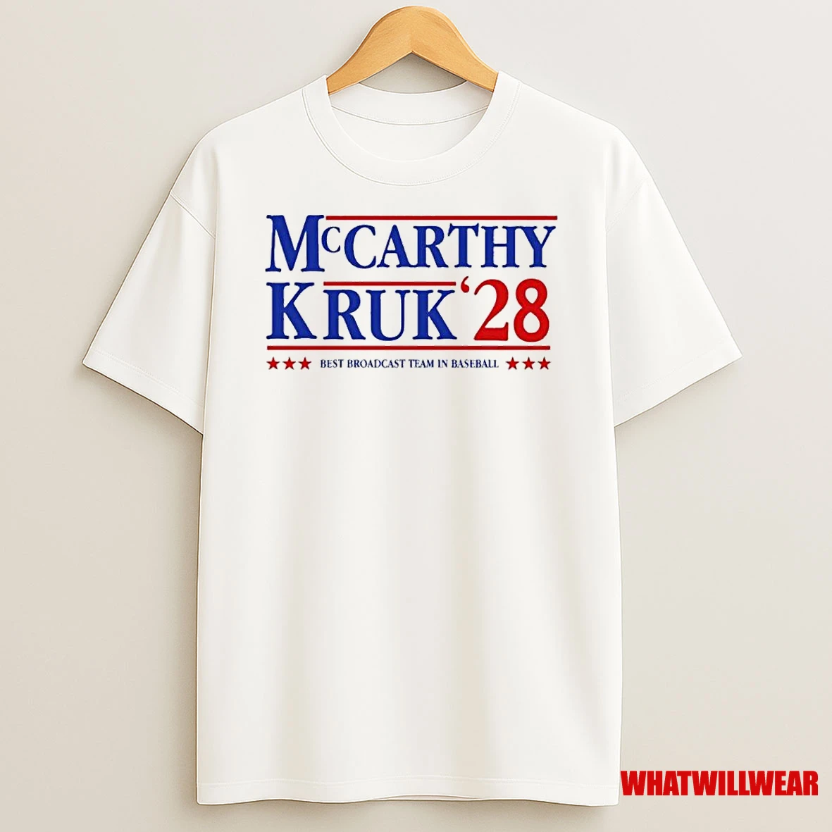 Mccarthy And Kruk 2028 Best Broadcast Team In Baseball Shirts