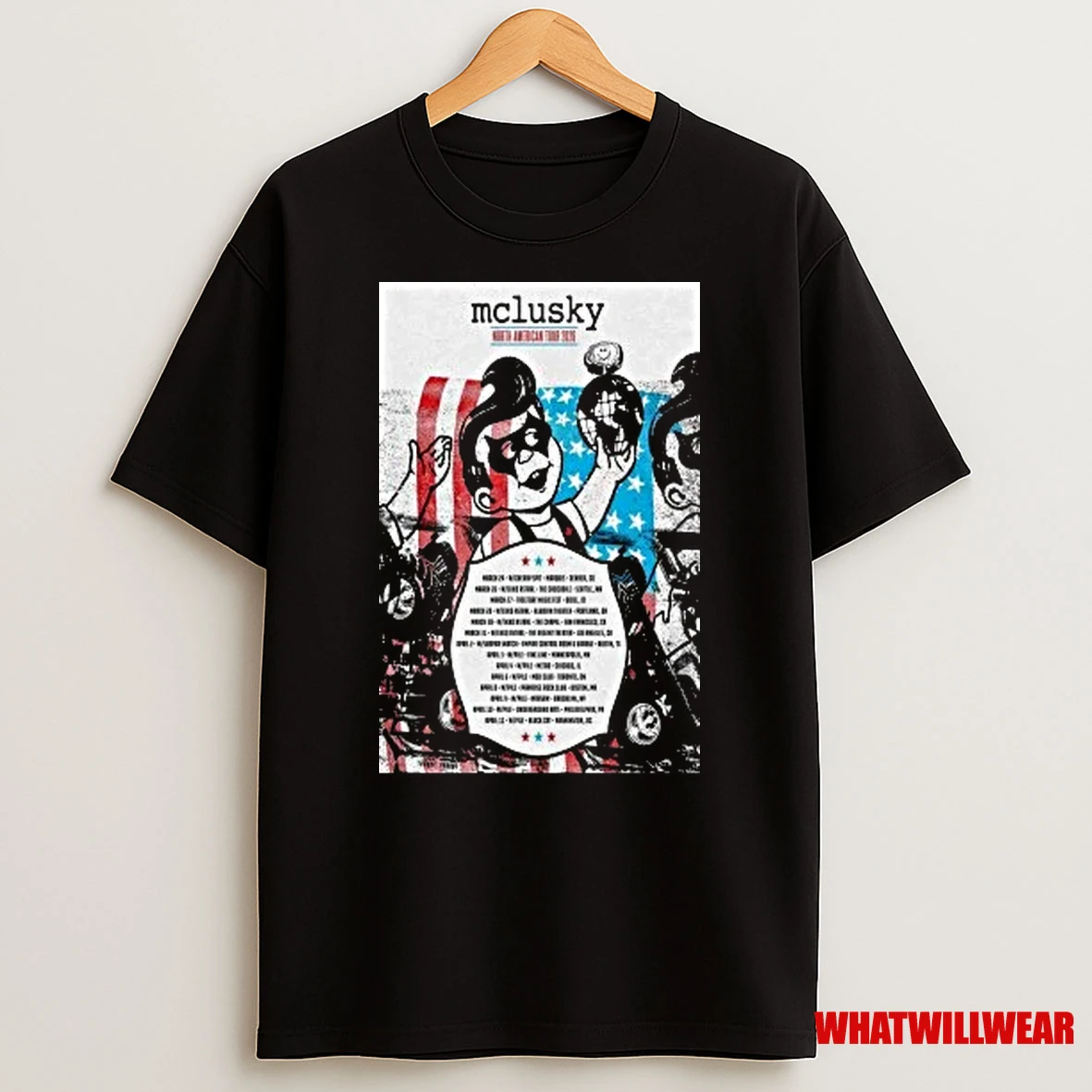 Mclusky North American Tour 2026 Shirts