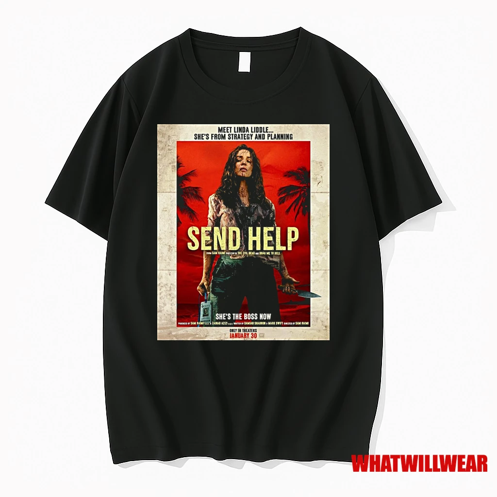 Meet Linda Liddle Shes From Strategy And Planning Send Help Only In Theaters January 30 2026 Shirts