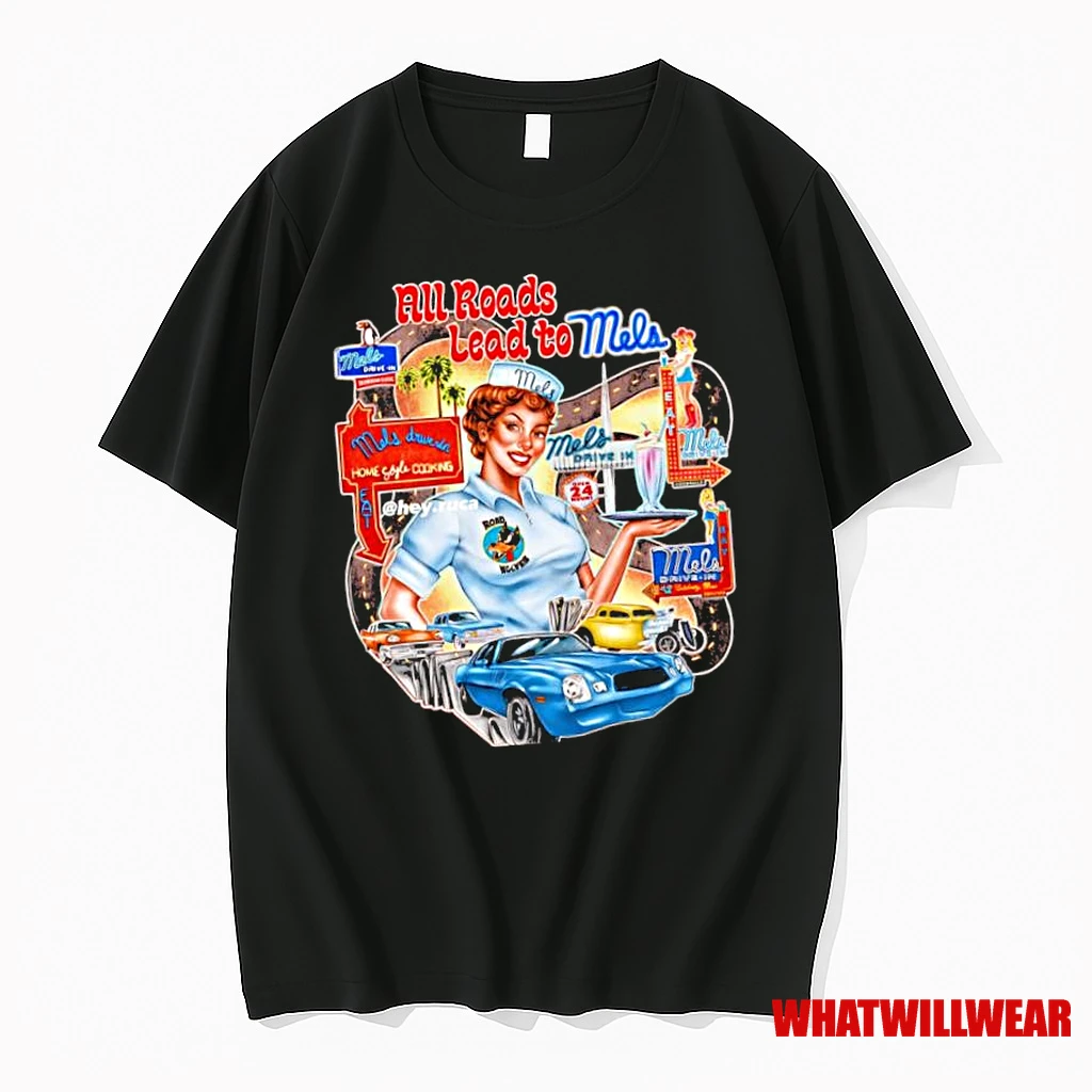 Mels Drive In All Roads Lead To Mels Mels 41 Balboa Bar Shirts