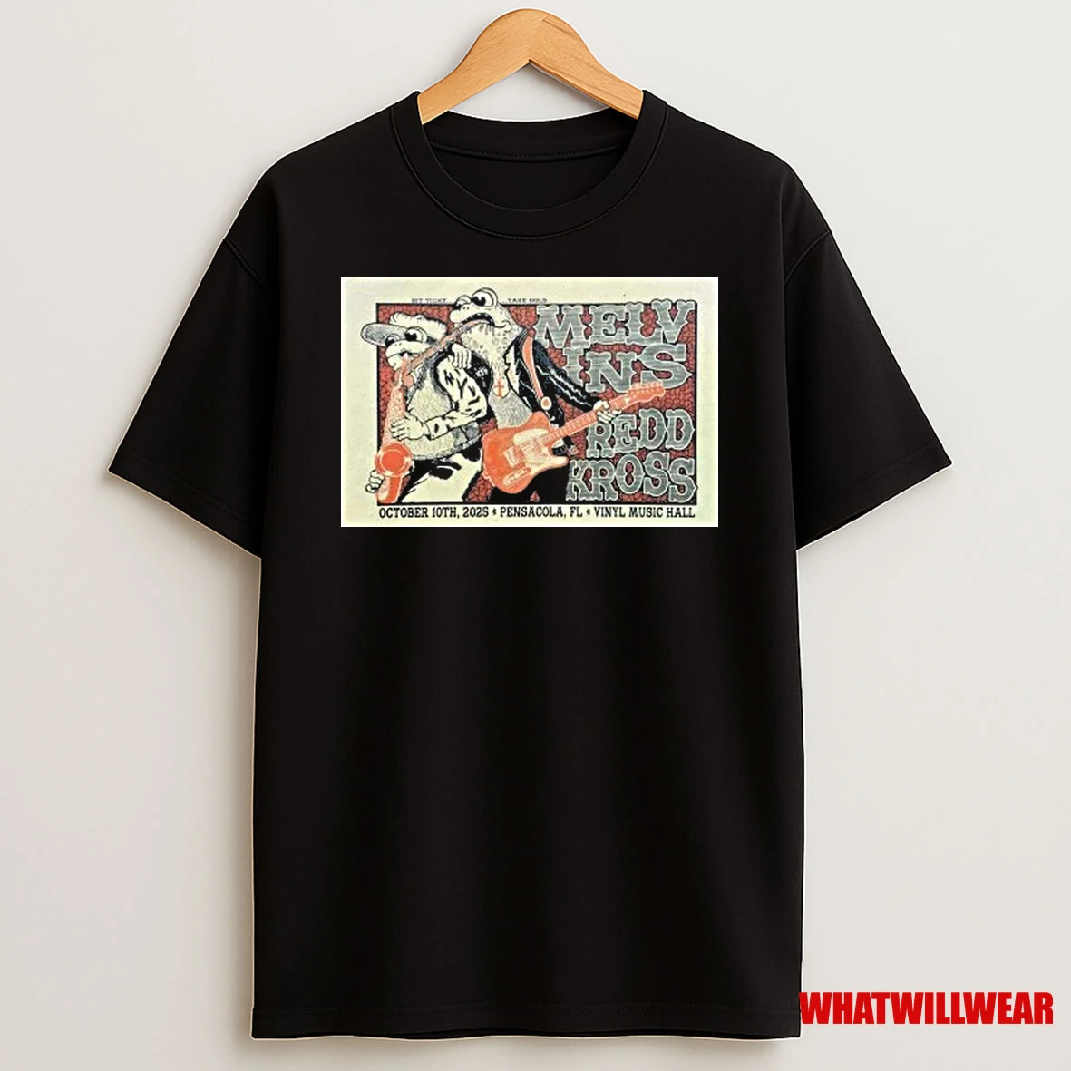 Melvins And Redd Kross Oct 10 2025 Vinyl Music Hall In Pensacola Fl Shirts