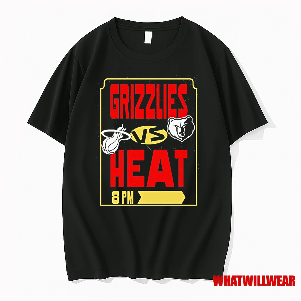 Mem Grizzlies Vs Miami Heat 8pm Tip Shirts
