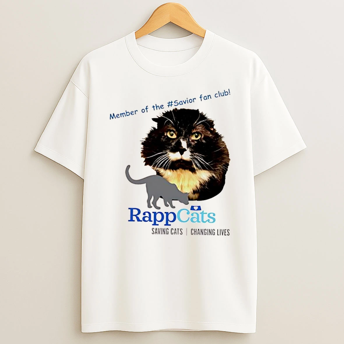 Membert Of The Savior Fan Club Rappcats Saving Cats Changing Lives Shirts