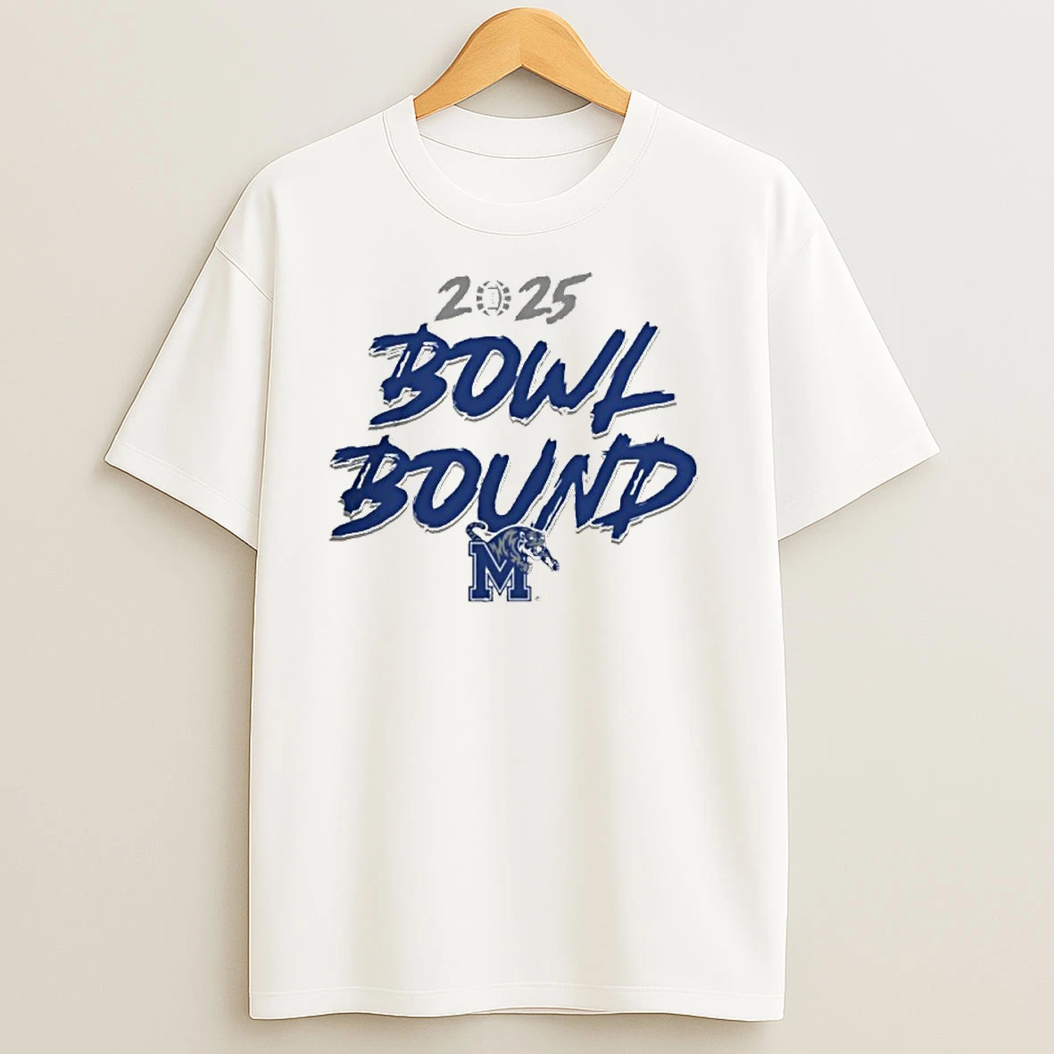 Memphis Tigers College Football 2025 Bowl Bound T Shirts