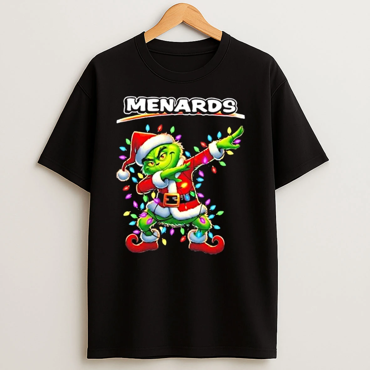 Menards Grinch Dabbing Merry Christmas T Shirts