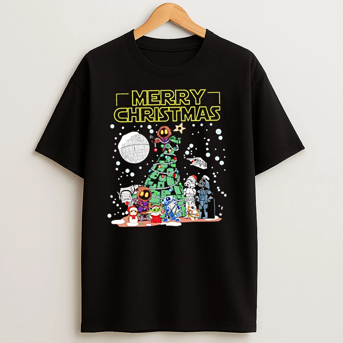 Merry Christmas Xmas Disney Chracters T Shirts