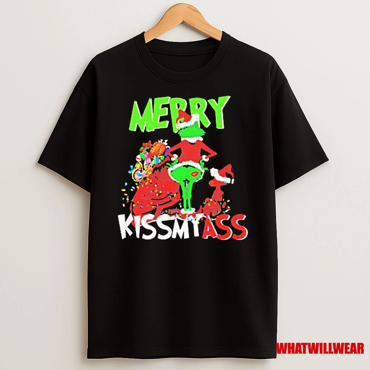 Merry Kissmyass Grinch Christmas Meme Shirts