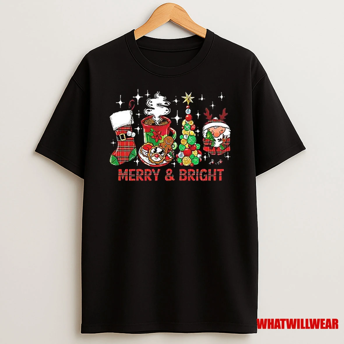Merry And Bright Christmas 2025 Holiday Shirts