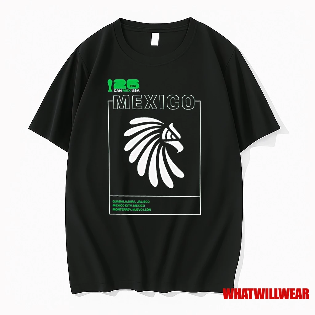 Mexico Fifa World Cup 2026 Host Graphic Logo Shirts