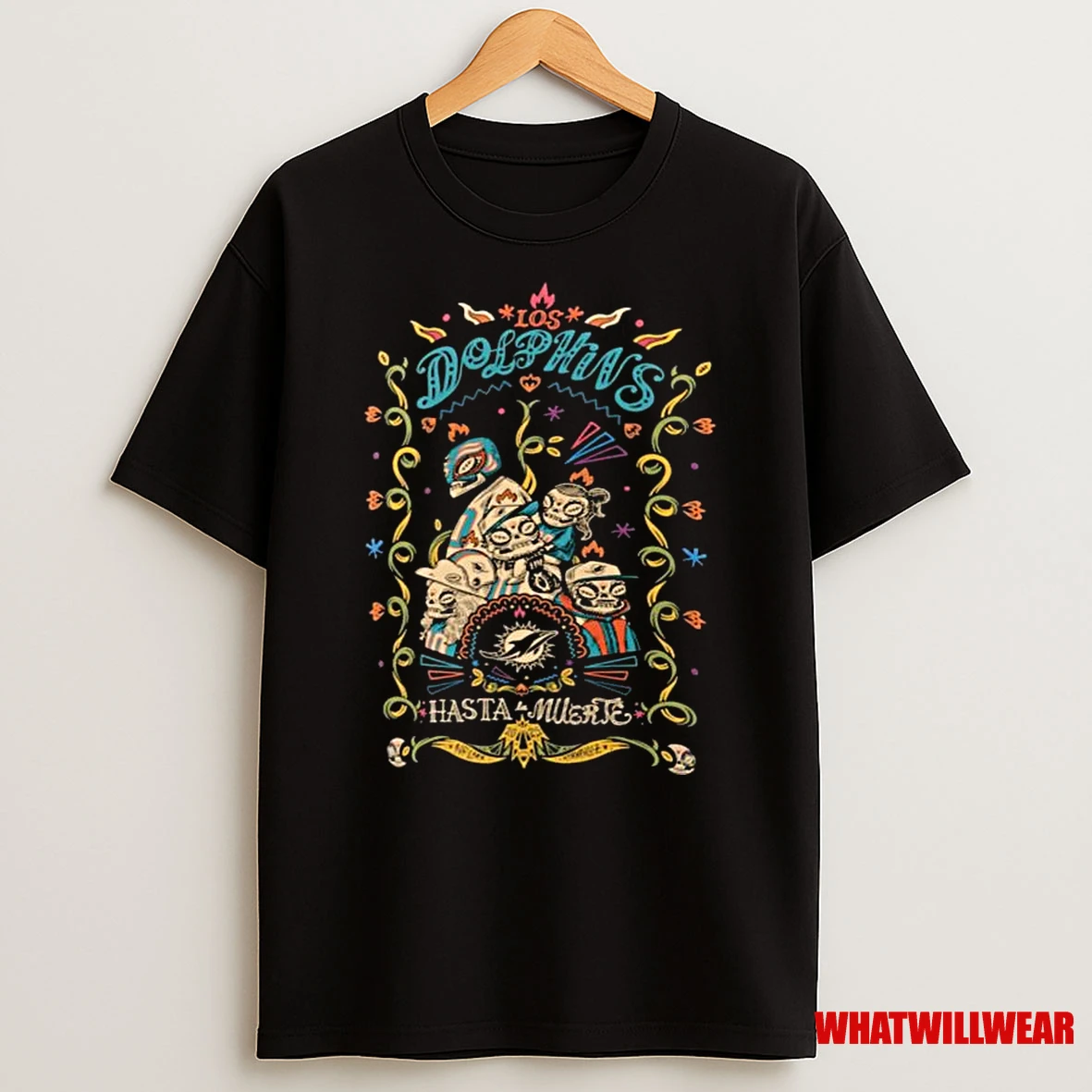 Miami Dolphins Hasta La Muerte Graphic Shirts
