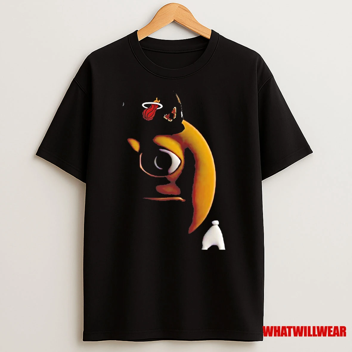 Miami Heat Cap On The Staring Emoji Shirts