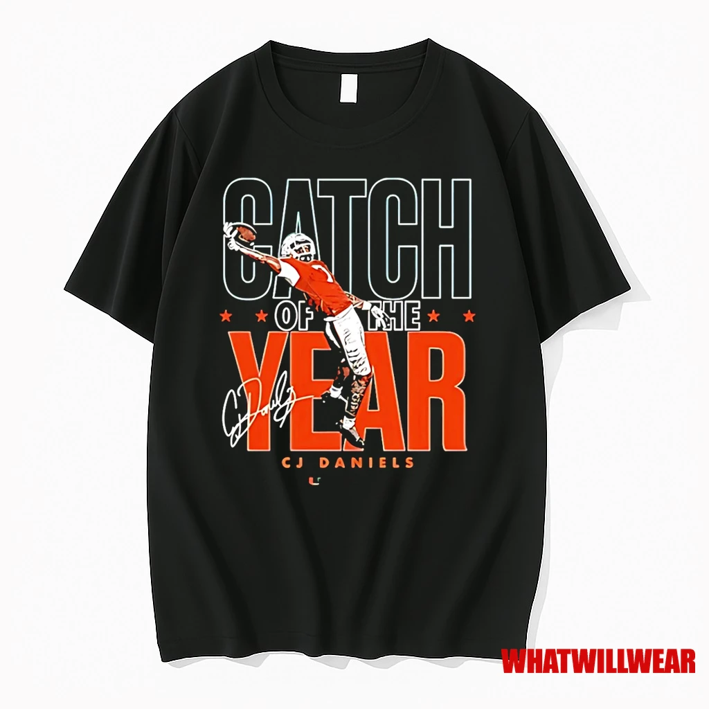 Miami Hurricanes Cj Daniels Catch Of The Year Shirts