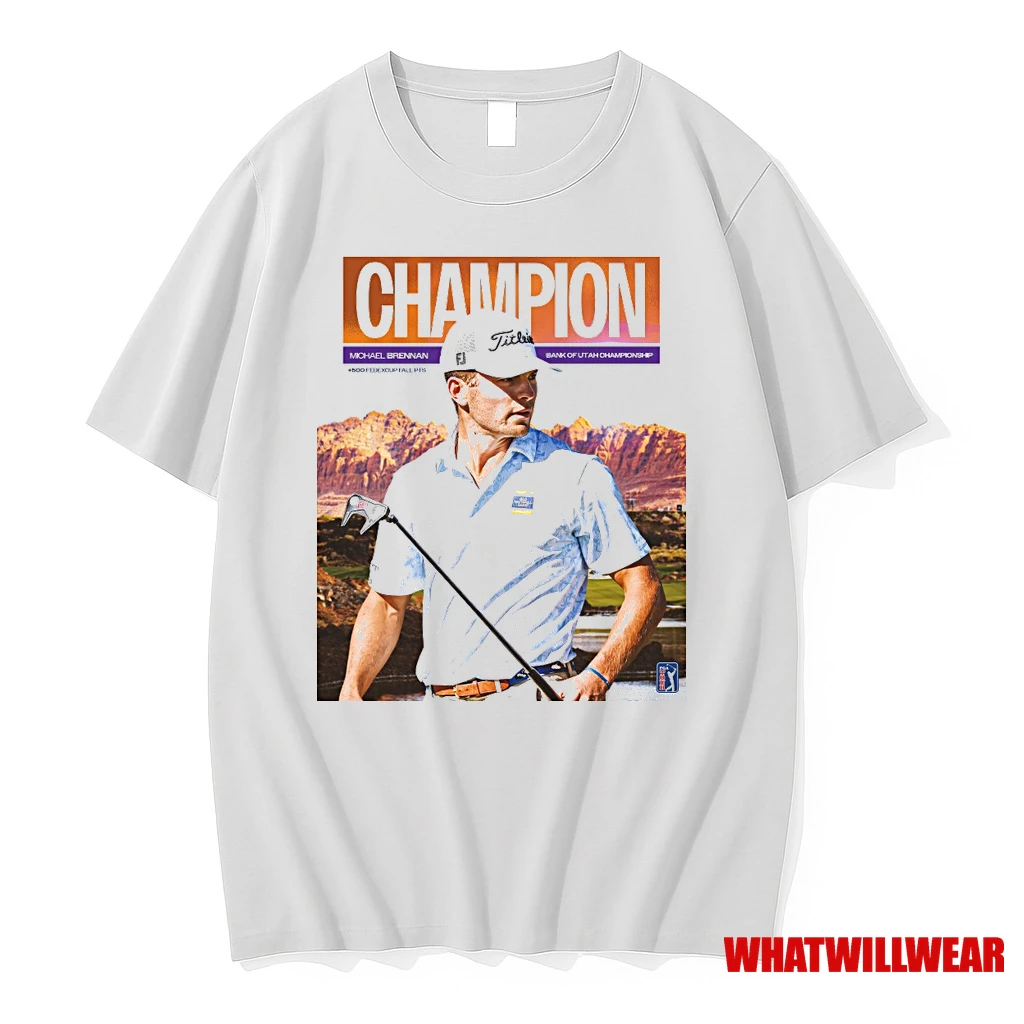 Michael Brennan Pga Tour Champion Bank Of Utah Championship 2025 Shirts