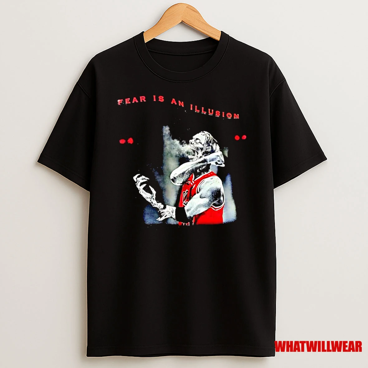 Michael Jordan Skeleton Chicago Bulls Fear Is An Illusion Shirts