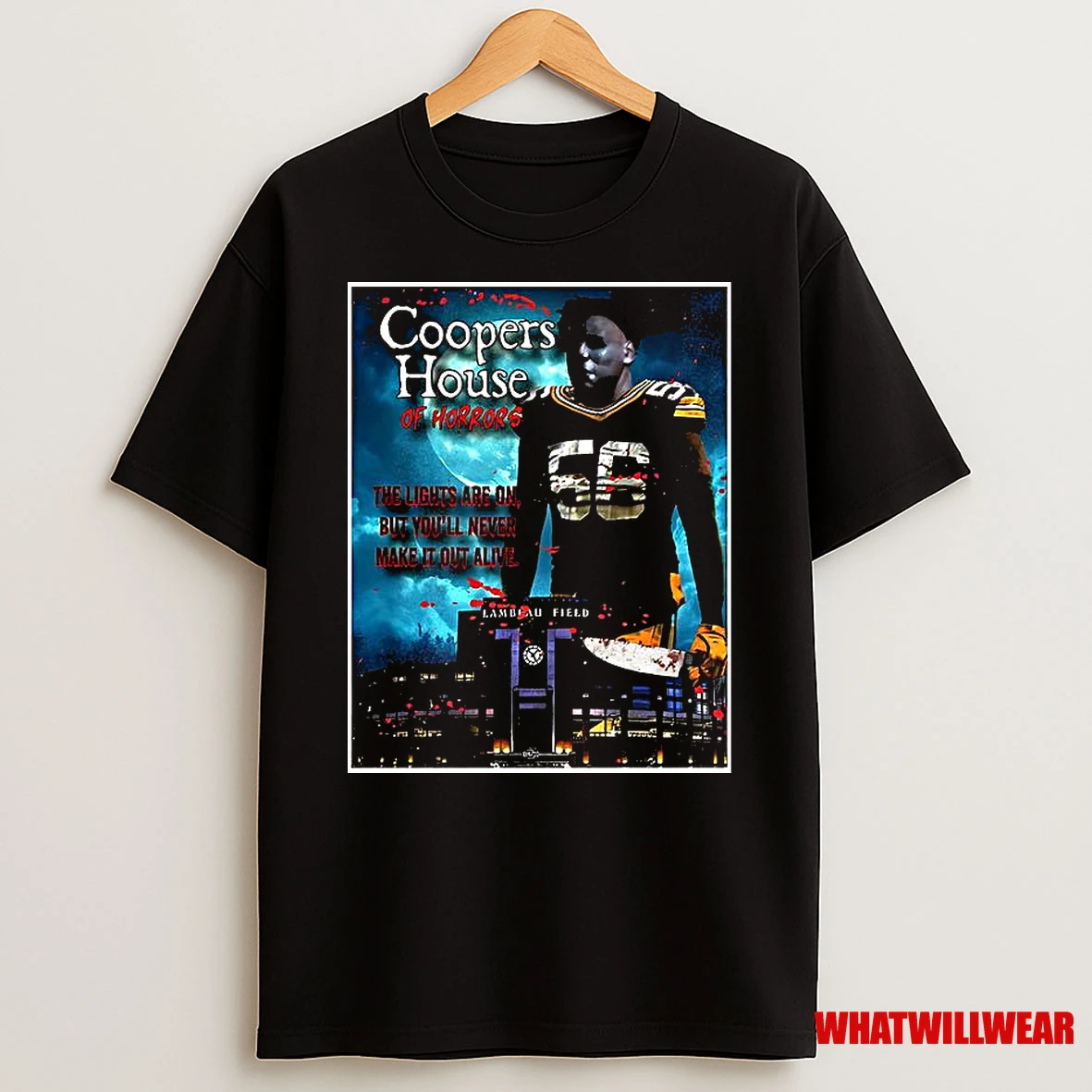 Michael X Myers Green Bay Packers Coopers House Of Horrors Halloween Shirts