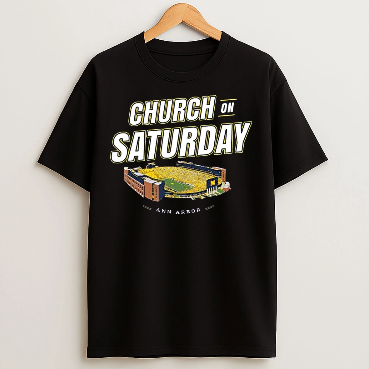 Michigan Wolverines Church On Saturday T Shirts
