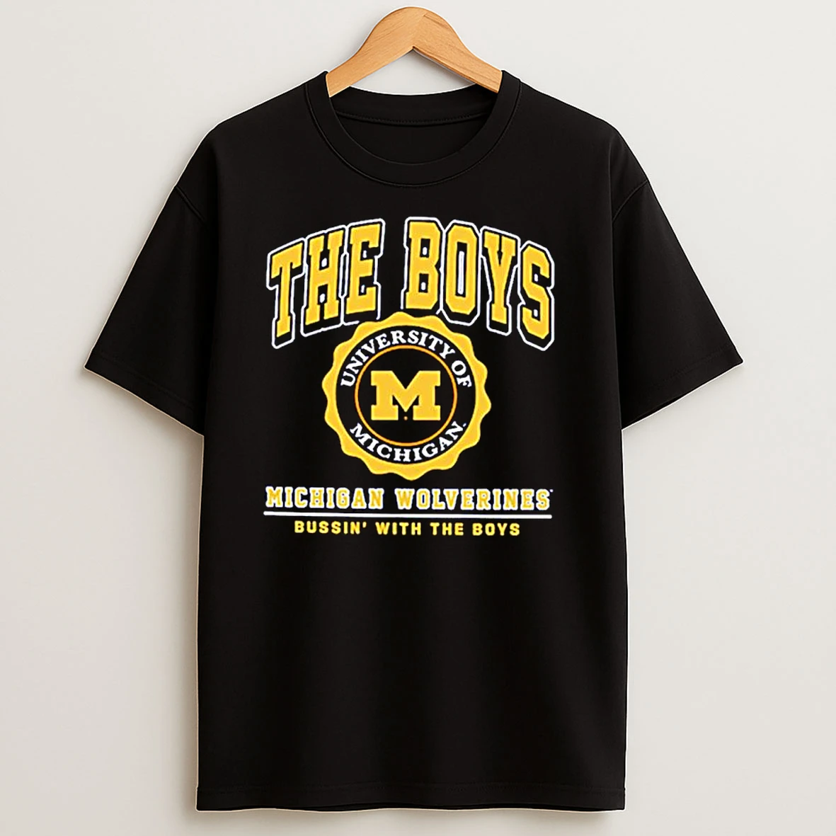 Michigan Wolverines The Boys Crest Ornaments T Shirts