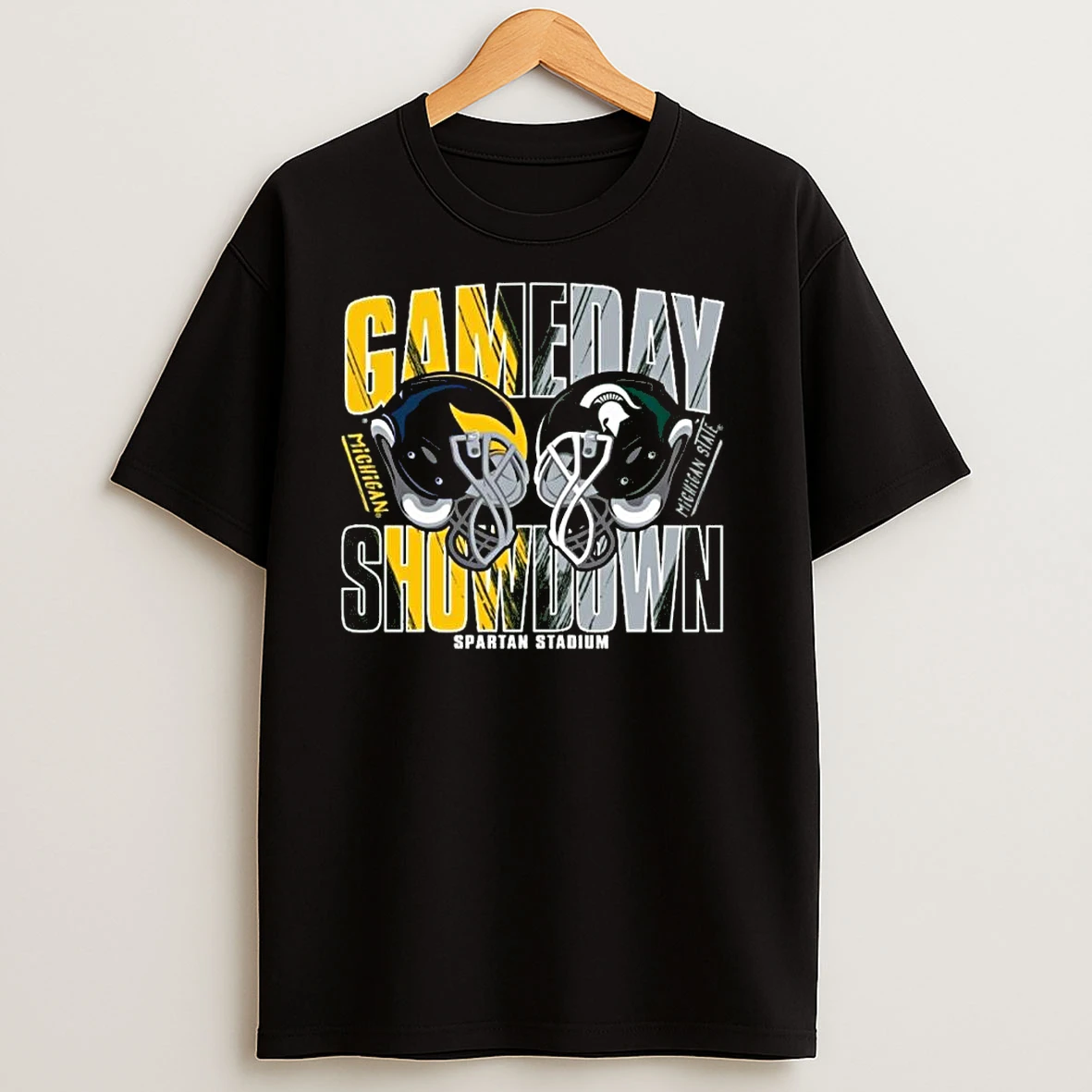 Michigan Vs Michigan State Football 2025 Gameday Showdown T Shirts