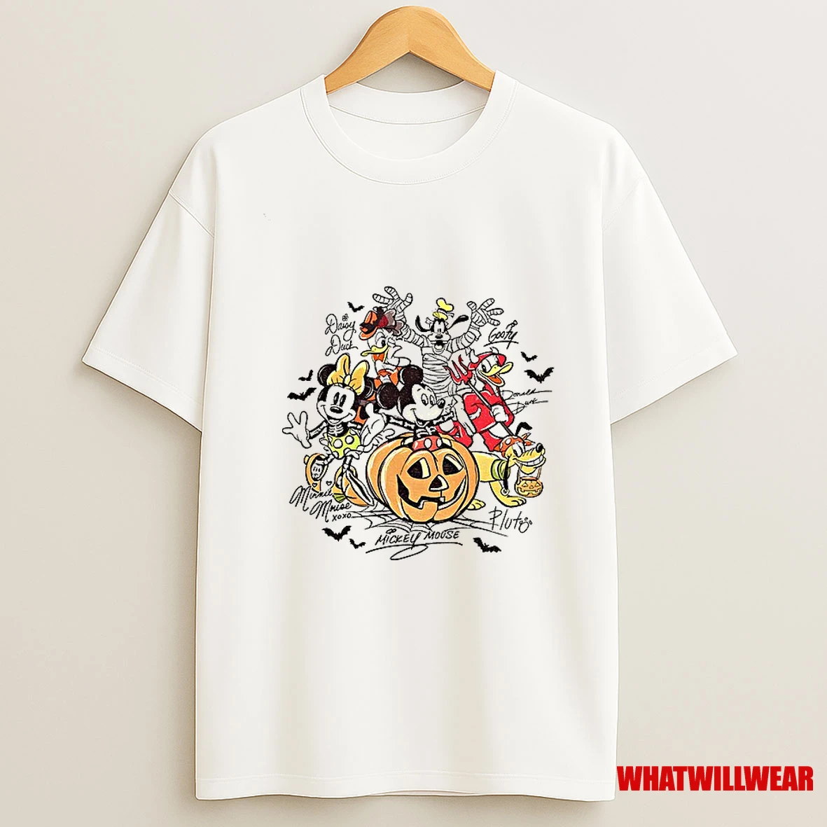 Mickey Mouse And Friends Pumpkin Halloween Shirts