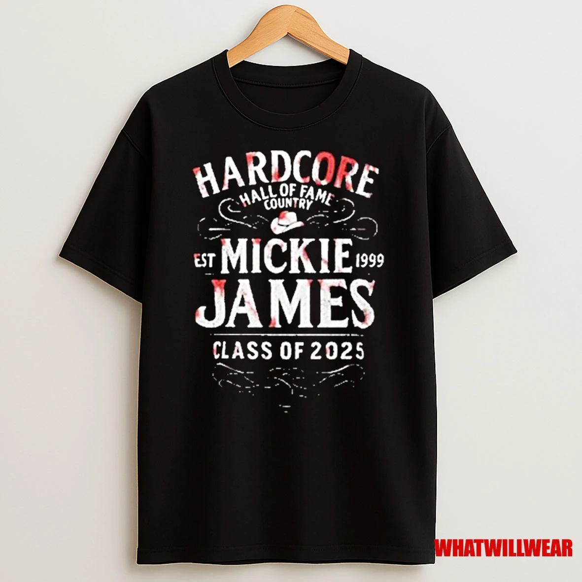 Mickie James Hardcore Hall Of Fame Country Class Of 2025 Est 1999 Shirts